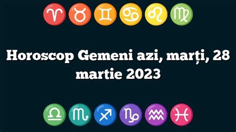 horoscop gemeni martie 2023